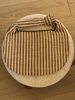 Anthropologie Melie Bianco “The Brigitte” Satchel – Raffia Edition (Brown)